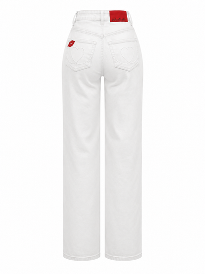 The Loba White Jeans